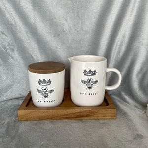 Rae Dunn Queen Bee Sugar/Cream Set